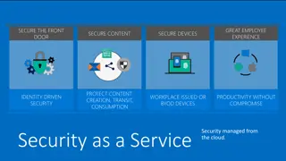 Security as a Service