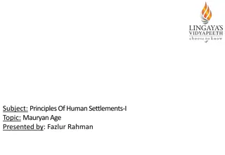 Social Order and Administrative Structure in Mauryan Age