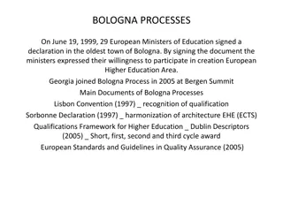 BOLOGNA PROCESSES