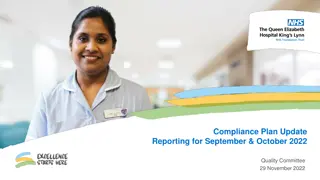 Compliance Plan Update Reporting for September & October 2022