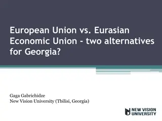 European Union vs. Eurasian Economic Union: Georgia's Strategic Choices