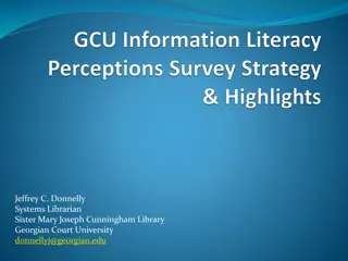 Survey Results Analysis and Improvement Plan at GCU