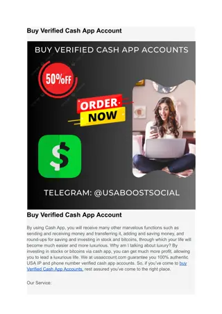 Buy Verified Cash App Accounts