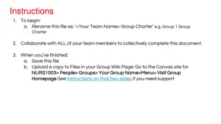 Group Charter Collaboration