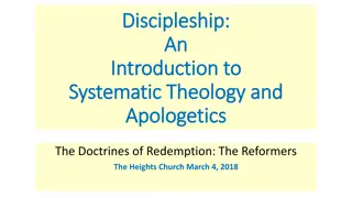 Discipleship: An Introduction to Systematic Theology and Apologetics
