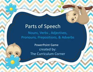 Parts of Speech