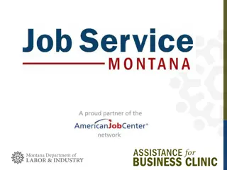 Montana Job Service: Trained and Equipped Workforce Assistance