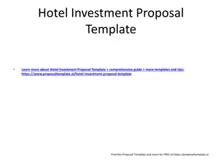 Hotel Investment Proposal  Template
