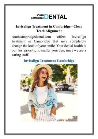Invisalign Treatment in Cambridge - Clear Teeth Alignment