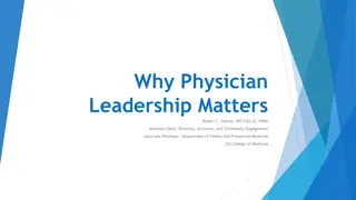Importance of Physician Leadership in Evolving Healthcare