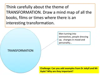 Transformation in Dr. Jekyll and Mr. Hyde