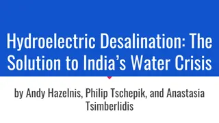 Hydroelectric Desalination: A Solution to India's Water Crisis
