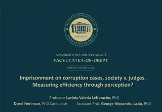 Imprisonment Trends in Corruption Cases: Perception vs Reality