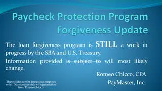 Loan Forgiveness Program Update
