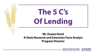 Loan Types and the 5 Cs of Credit