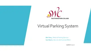 Enhancing Virtual Parking Services at SWC