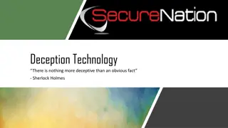 Deception Technology: The Art of Creating A Hostile Environment