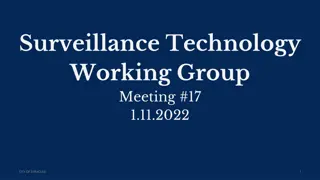 Surveillance Technology Policy and Data Governance Meeting