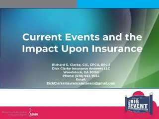 Impact of Current Events on Insurance Coverage