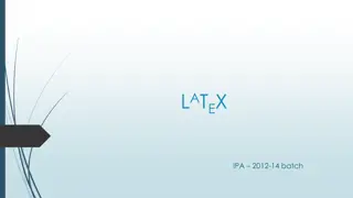 LATEX: Document Preparation with LAY-TEK