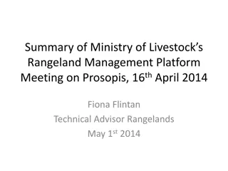 Ministry of Livestock's Rangeland Management Platform Meeting Summary