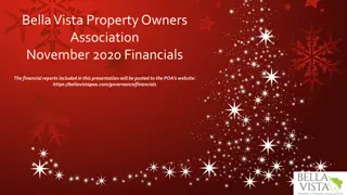 Bella Vista Property Owners Association November 2020 Financials