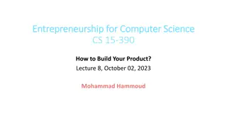 Lean Approach for Building Successful Products