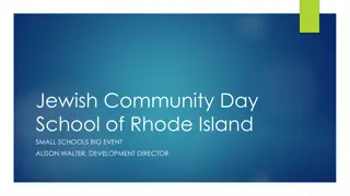 Jewish Community Day School Fundraising & Event Highlights