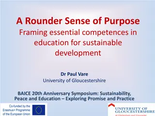 Framing Essential Competences in Education for Sustainable Development