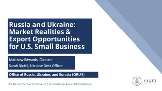 Russia and Ukraine: Market Realities & Export Opportunities for U.S. Small Business