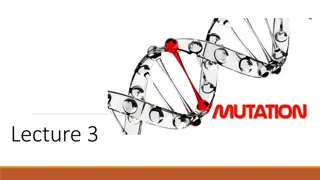 Genetic Mutation and Variations