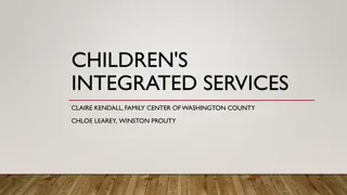 Overview of Children's Integrated Services in Vermont