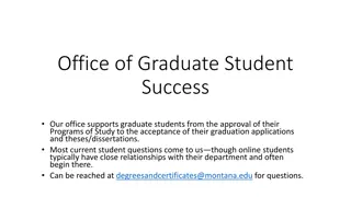 Graduate Student Support Services