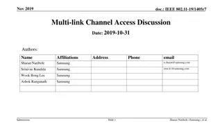 IEEE 802.11-19/1405r7 Multi-link Channel Access Discussion