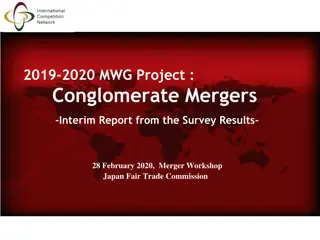 Survey Results on Conglomerate Mergers: Review and Trends
