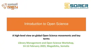 Overview of Global Open Science Movements