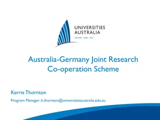 Australia-Germany Joint Research Co-operation Scheme Details