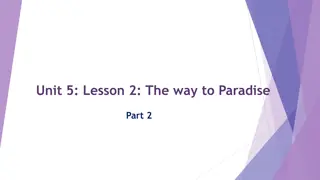 The Way to Paradise - Lesson Insights
