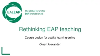 Rethinking EAP teaching
