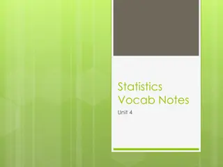 Statistical Measures: Mean, Median, Range, Outlier, Quartiles