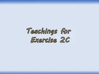 Teachings for Exercise 2C