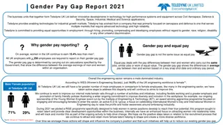 Gender Pay Gap Report 2021 at Teledyne UK Ltd