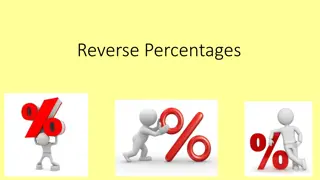 Math Problems with Percentages