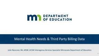 Addressing Child and Adolescent Mental Health Needs