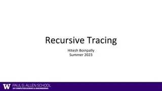Summer 2023 Recursive Tracing & Programming