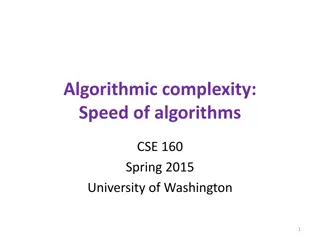 Speed of Algorithms: Importance and Impact on Performance