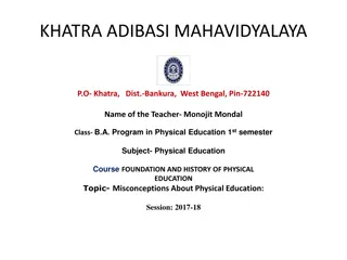 Misconceptions About Physical Education