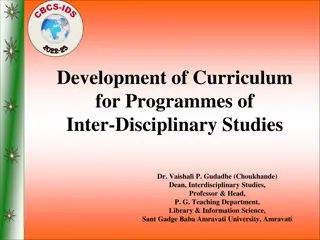 Inter-Disciplinary Studies