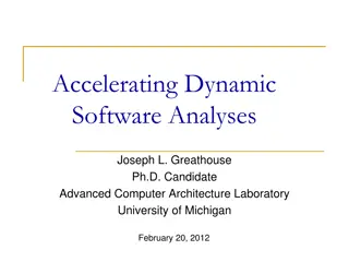 Accelerating Dynamic Software Analyses