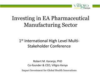 Investing in EA Pharmaceutical  Manufacturing Sector